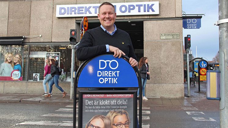 Robert Grundell har tagit över Direkt Optik i Gävle och Sundsvall.