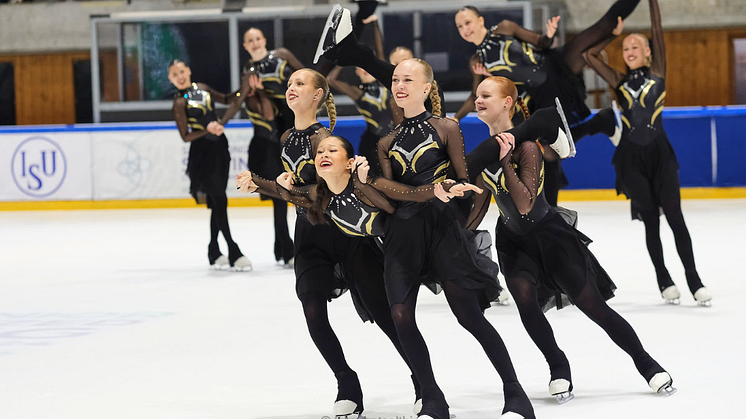 Svenska framgångar vid Junior-VM i synkroniserad konståkning: Sjunde plats och två platser till nästa års mästerskap