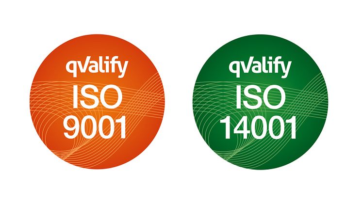 Tradebanco AB är nu kvalitets- och miljöcertifierade enligt ISO 9001 och 14001.