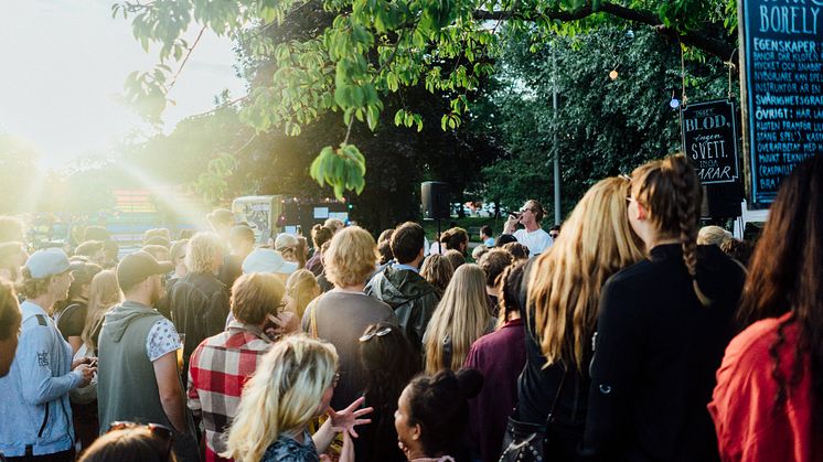 Boulefestival intar Slottsgatan i helgen 