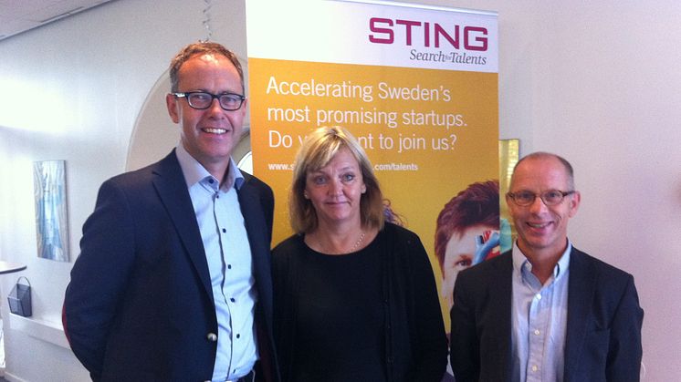 STING del av miljonsatsning på Sveriges bästa inkubatorer, ska öka chansen för små tillväxtföretag