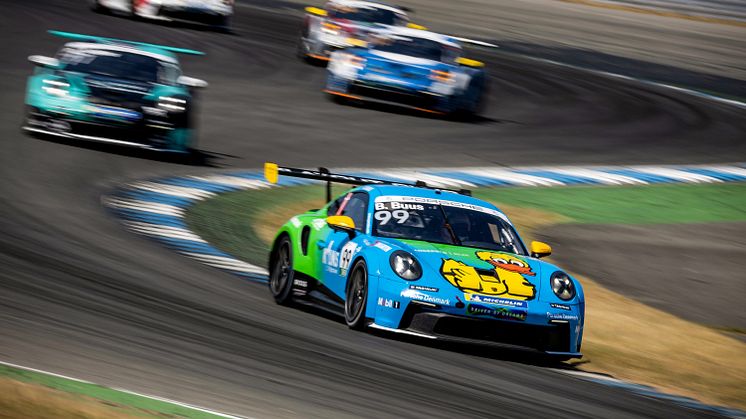 Porsche Carrera Cup på Hockenheim: Bøvlet weekend for Bastian Buus