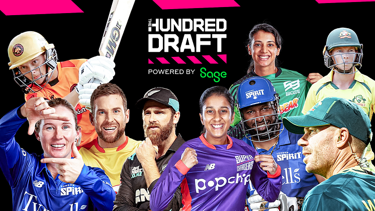 Warner, Lanning, Mandhana and Williamson available in The Hundred Draft, powered by Sage