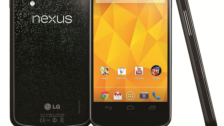 LG:n ja Googlen Nexus 4:n ensimmäinen toimitus Suomeen viikolla 51