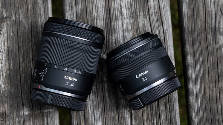 Canons nya prisvärda fullformatsobjektiv i RF-serien - RF 15-30mm F4.5-6.3 IS STM och RF 24mm F1.8 MACRO IS STM