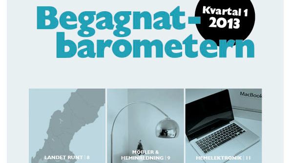 Begagnatbarometern Q1/2013: Ihållande vinter gjorde ett kyligt avtryck på begagnathandeln