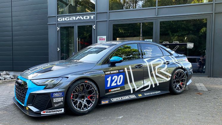 Lestrup Racing Team's new Audi RS 3 LMS TCR car that Andreas Bäckman will drive this weekend at the Hockenheimring in Germany. Photo: Private (Free rights to use the image)