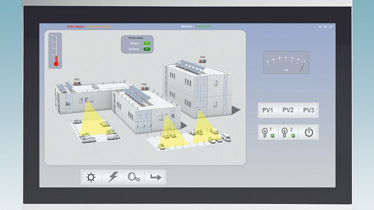 Advanced configuration options for the Embeddedline panel PC