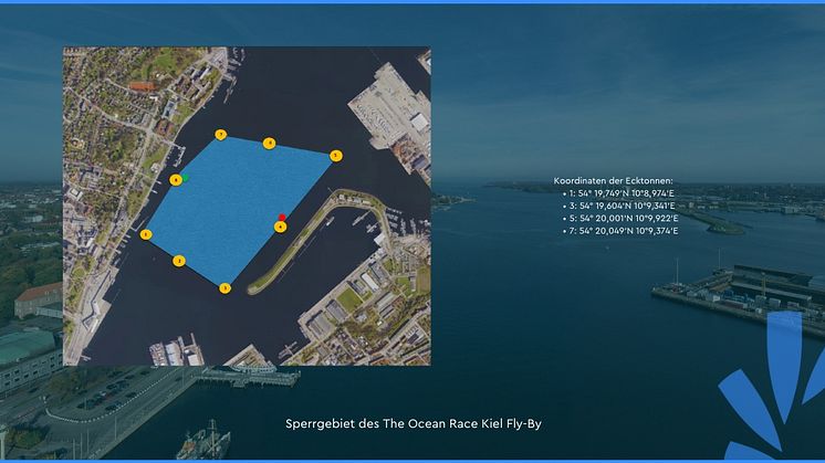 Die Sperrung des Fahrwassers am Freitag sowie das großräumige Sperrgebiet am Freitag und Samstag ist vom WSA Ostsee bestätigt