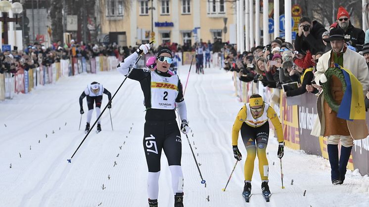 Britta Johansson Norgren won Tjejvasan 2019