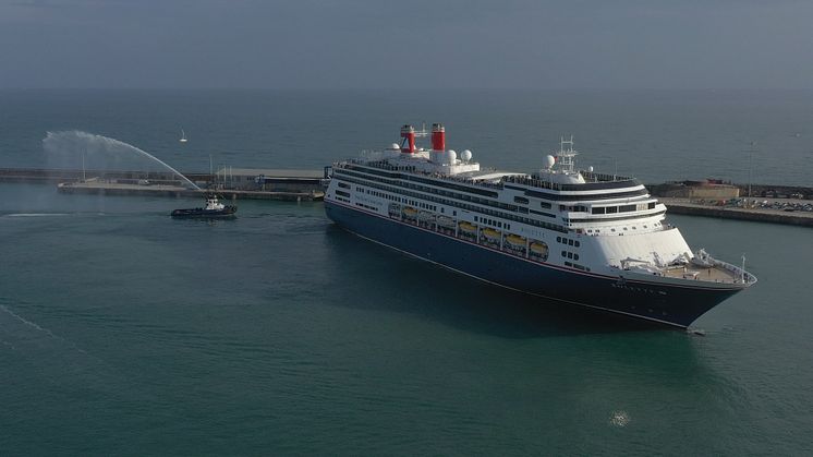 Fred. Olsen Cruise Lines’ new flagship Bolette sets sail from Dover on scenic Maiden Voyage