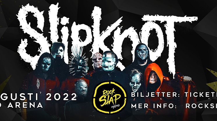 Slipknot till Malmö Arena