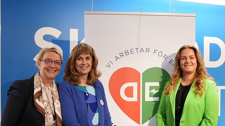 Salli Hara-Haikkala, Prysmian Group, Eva Thorén Hultman, Rexel och Jenny Larsson, Schneider Electric.