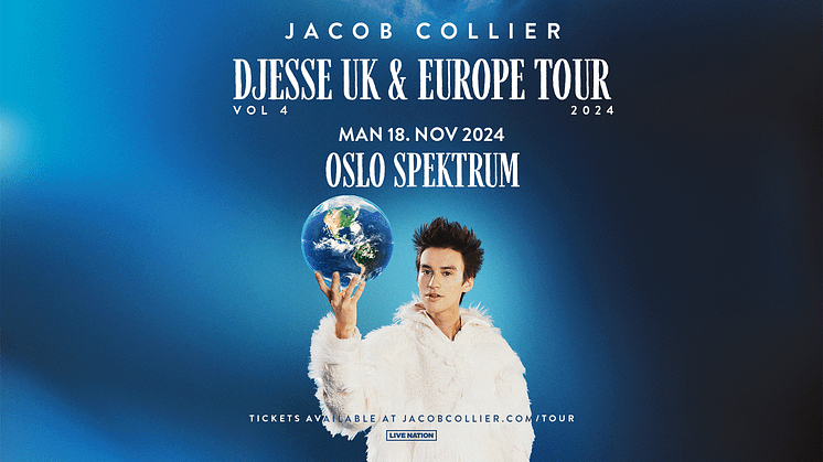 JACOB COLLIER TIL OSLO SPEKTRUM!