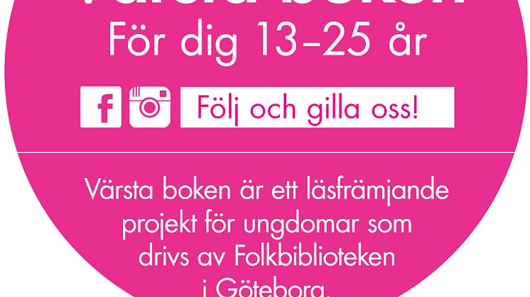 Värsta boken 2016 i Nordstan 16 april