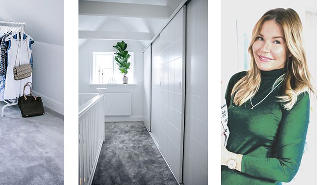 Elfa skjutdörrar Linear. Fyllning: Mimic, design Hanna Werning.