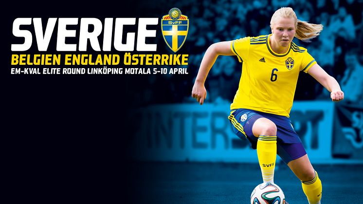 UEFA European Women´s U19 Elite round till Linköping och Motala 5-10 april