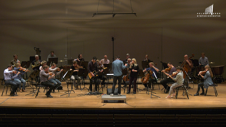 Maja Ivarsson, Felix Rodriguez och HSO. Foto: Fremlab