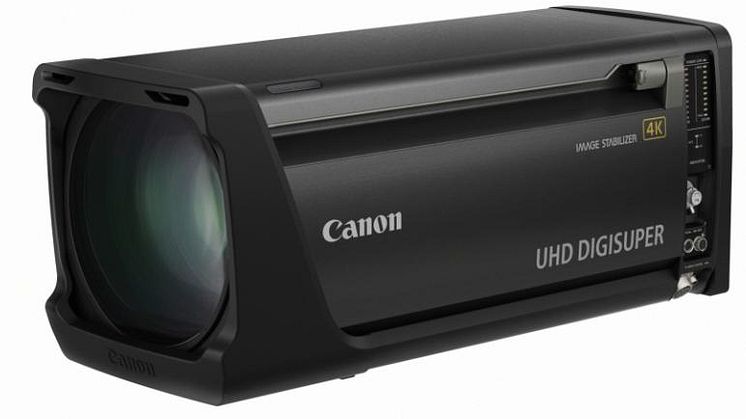 Canon developing high-magnification, long-focal-length broadcast field zoom lens supporting 4K production