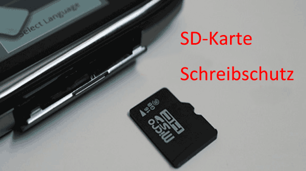 Schreibschutz der SD-Karte