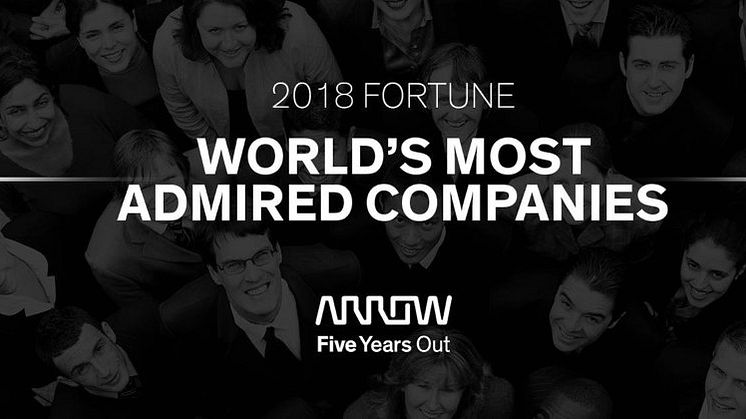 Arrow toppar kategori i Fortunes Most Admired 