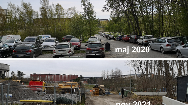 Parkens entré 2020 och 2021