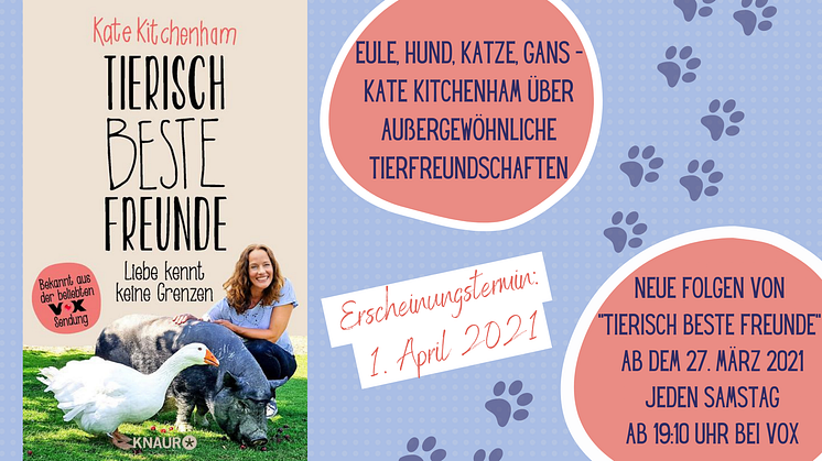 Merkwürdige Tierfreundschaften - Kate Kitchenham über das wunderbare Phänomen der artübergreifender Zuneigung