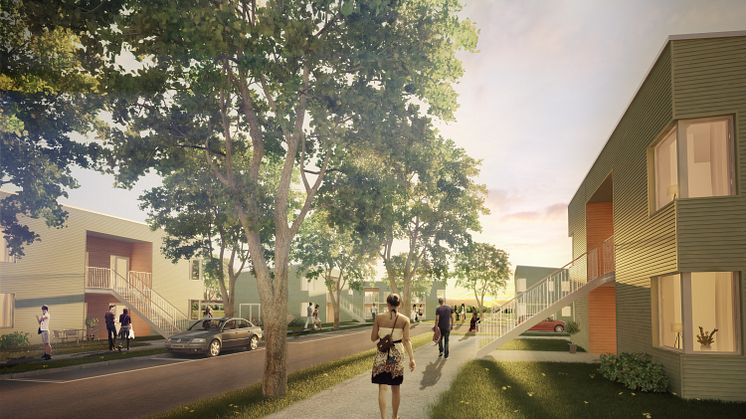 148 nya lägenheter i Västerhaninge