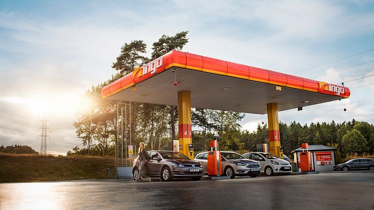 Idag öppnar INGO en automatstation i Trelleborg med låga drivmedelspriser!