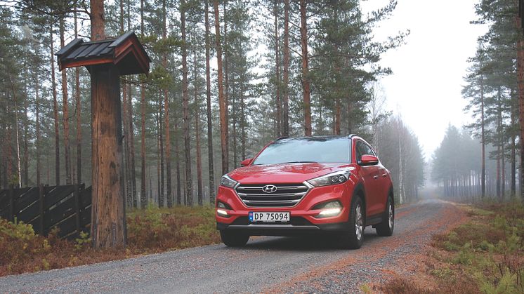 Hyundai Tucson leveres med en moderne dobbeltclutch girkasse (DCT)