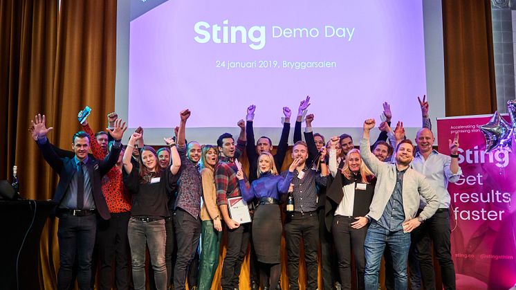 Hög energi på Sting Demo Day igår.