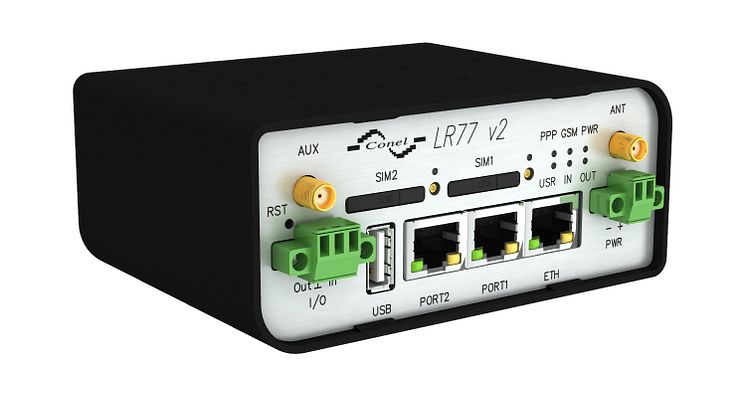 4G router LR77 i fullversion med plastkapsling
