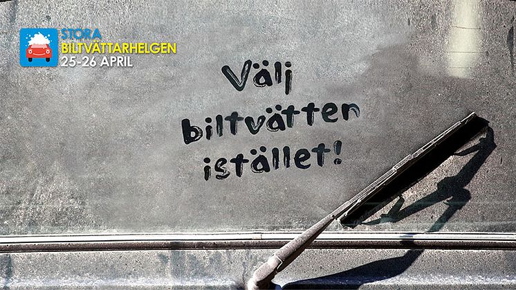 Välj biltvätten - ett lätt sätt att värna om våra vattendrag