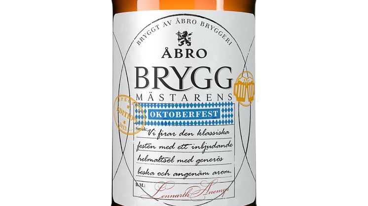 Åbro Bryggeri firar Oktoberfest med en glad nyhet på ölhyllan