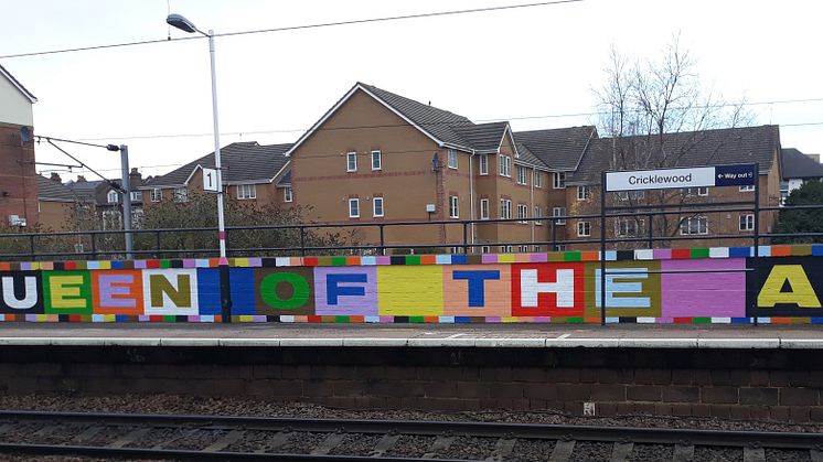 181127 Mural Cricklewood Station- Queen Of The Air