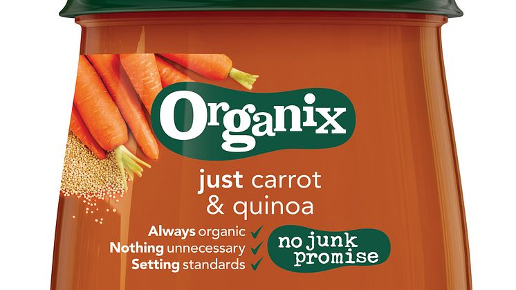 Organix just carrot & quinoa