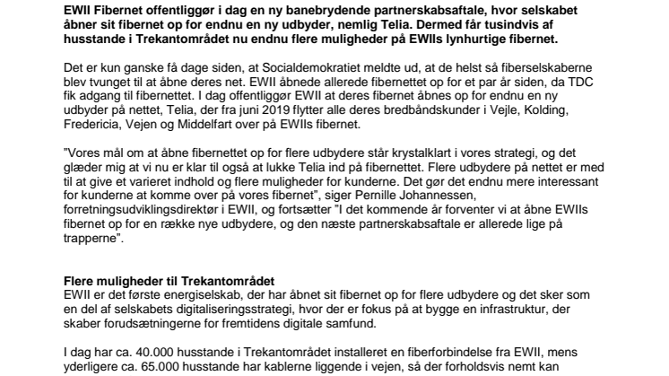 EWII åbner fibernettet op for endnu en udbyder