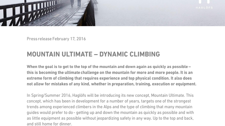 MOUNTAIN ULTIMATE – DYNAMIC CLIMBING