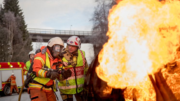 Media bjuds in till övning på MSB Sandö