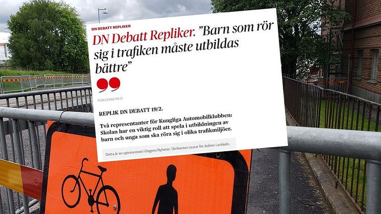 ”Barn som rör sig i trafiken måste utbildas bättre” 