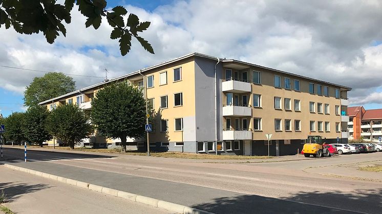 Föreningsgatan 35, en av fastigheterna som är med i köpet. 