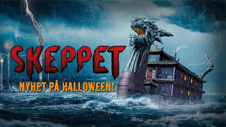 Skeppet är årets läskigaste nyhet på Halloween på Gröna Lund