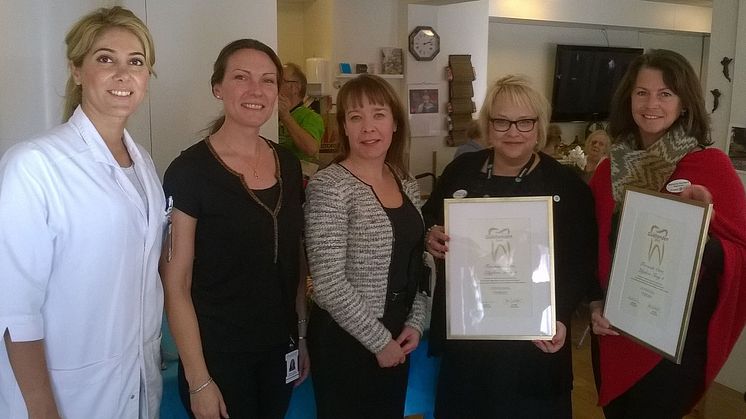 Förenade Care Liljefors torg 4 vann Guldtanden 2015 