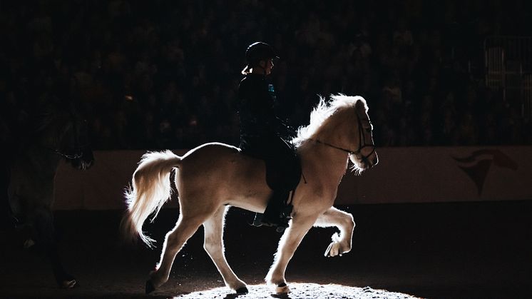 ​Sprakande familjeshow avslutade lördagens tävlingar på Jönköping Horse Show 