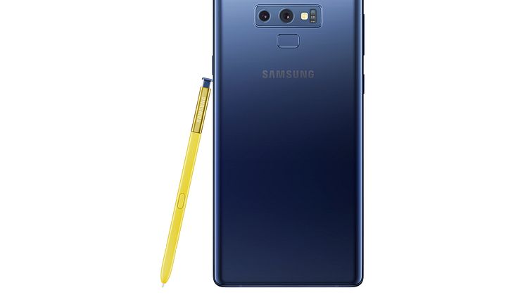 Samsung Galaxy Note9_back_pen_blue