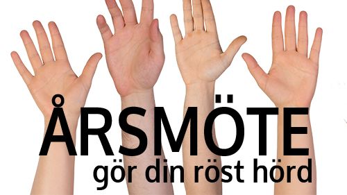 Kallelse till årsmöte med Avdelning Stockholm onsdagen den 26/1-2022