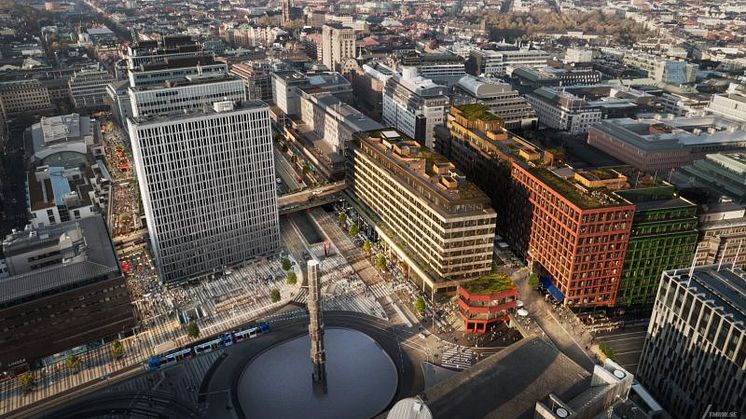 Gröna tak på Sergelhuset vinner Green Roof Award