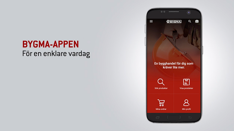  Med supporten på fickan – Bygma lanserar uppdaterad app