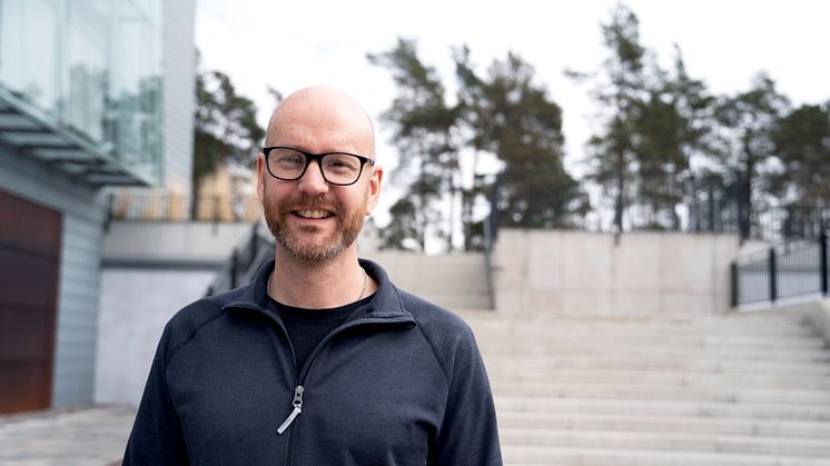 Jan Björn ska i första hand arbeta som rådgivare för startups inom Innovatum Science Parks spetsområde industriell teknik. Foto: Janni Umeland 