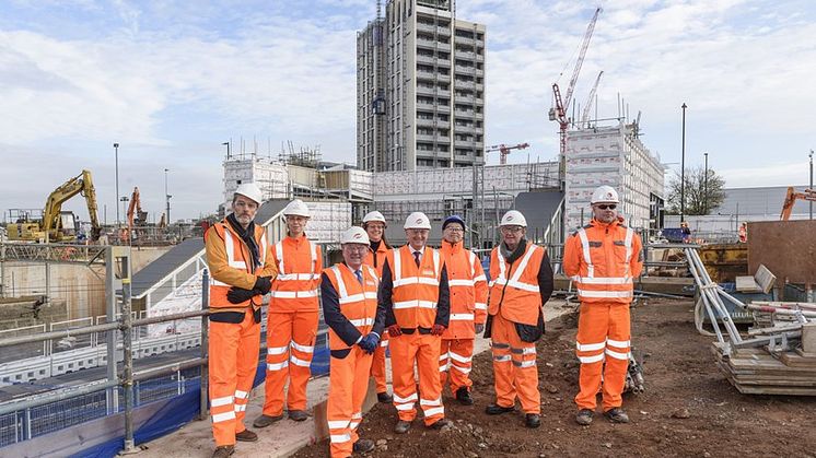 Perry Barr: Rapid progress on new station as roof installed